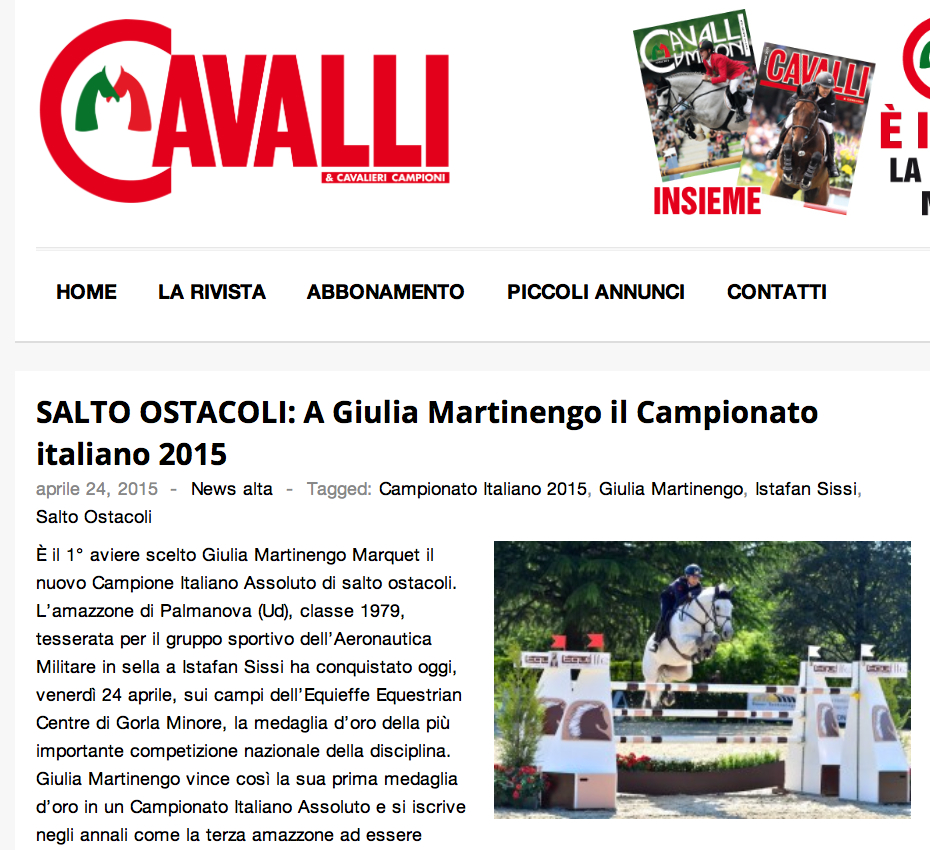 SALTO_OSTACOLI__A_Giulia_Martinengo_il_Campionato_italiano_2015___Cavalli___Cavalieri_Campioni