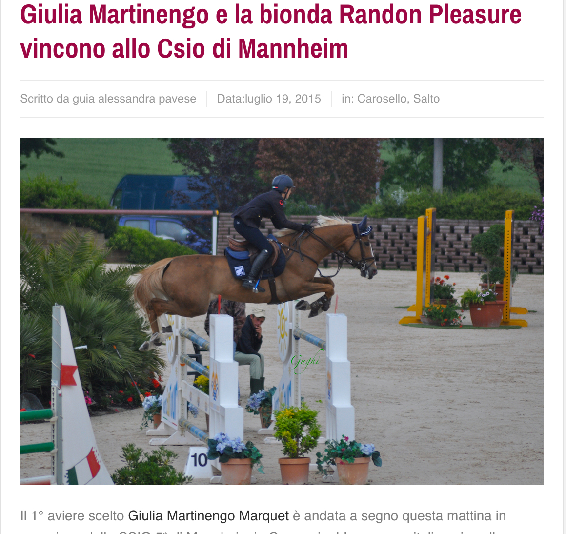 giulia martinengo_randon pleasure_mannheim_dothorse